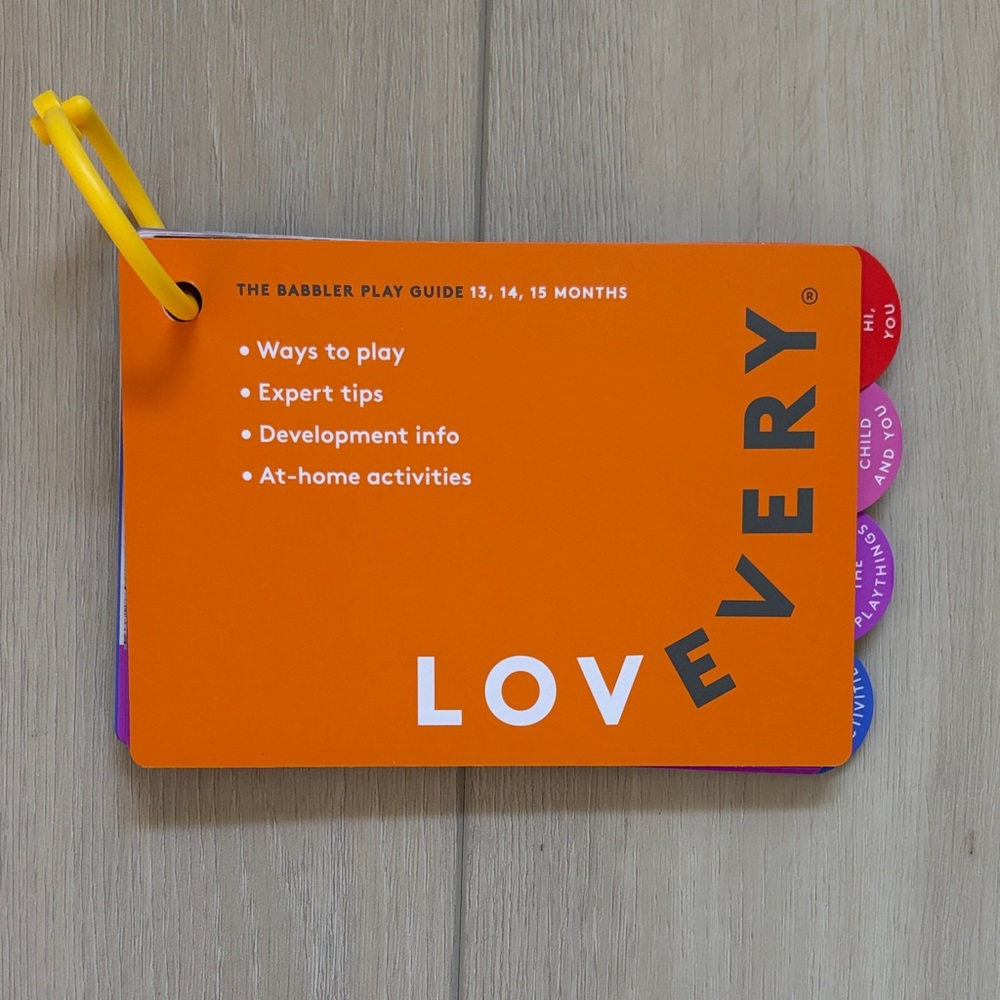Lovevery Babbler Play Guide (13-15 months)